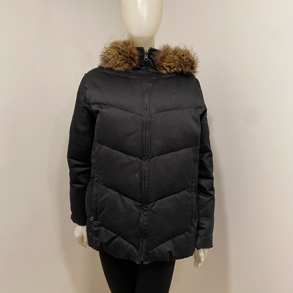 Andrew Marc New York Down Jacket Coat (Raccoon Fur Trimmed Hood) - Picture 5 of 7